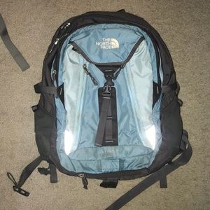 Blue North Face Backpack